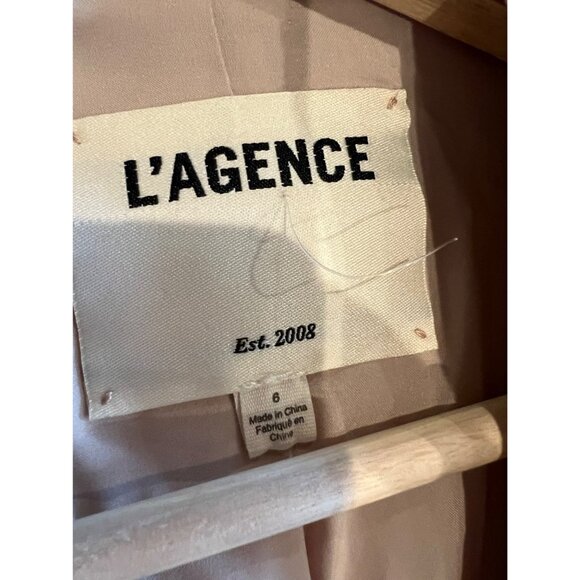 L'AGENCE Chamberlain toasted almond Blazer size 6 - Picture 7 of 9